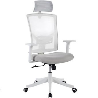 Ergonomic Office Chair, Adjustable Mesh Desk Chair,Swivel Executive Chair on Rolling Wheels
