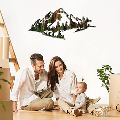 Rust-Free Led Mountain Wall Art