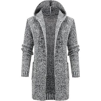 Men's Hooded Cardigan with Pockets