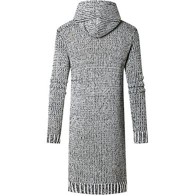 Men's Hooded Cardigan with Pockets