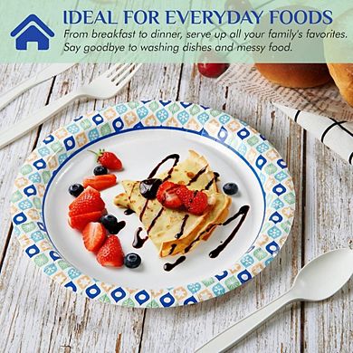 120 Pieces Paper Plates