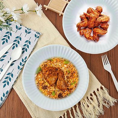 300 Pieces White Paper Plates