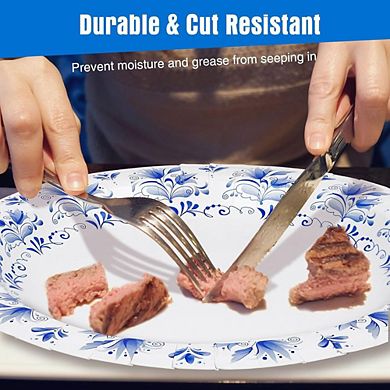 150-Pack Cut-Proof Paper Plates