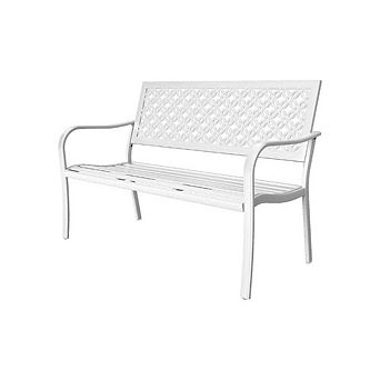 Anti-Rust Metal Powder Coated Outdoor Bench