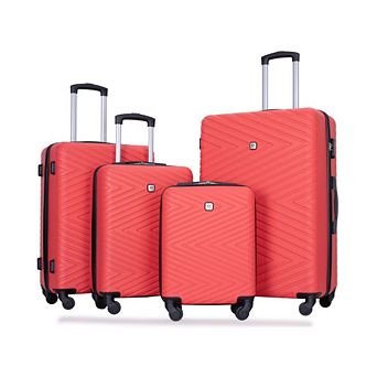 4 pc Lightweight Tsa Luggage