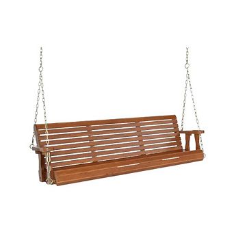 Upgraded Patio Wooden Porch Swing