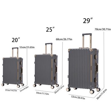 Aluminum Frame Password Luggage