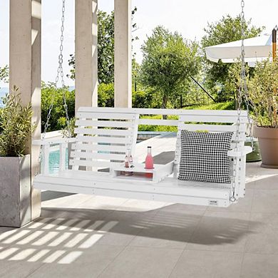 Heavy-Duty Wooden Porch Swing Chair