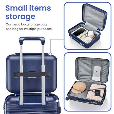 4-Piece Pp Lightweight & Durable Expandable Suitcase