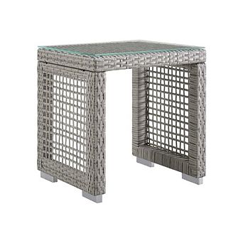 Wicker Rattan Outdoor Side Table