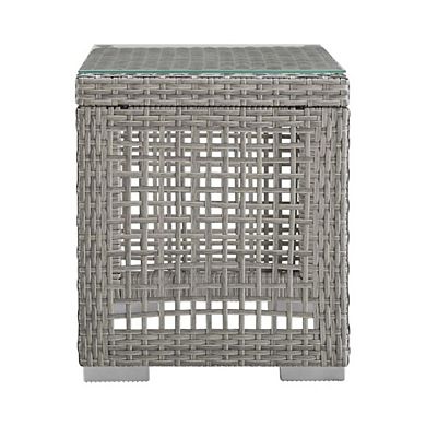Wicker Rattan Outdoor Side Table