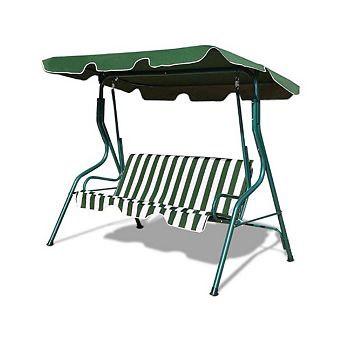 Powder Coated Patio Swing With Canopy