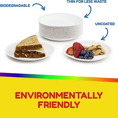 100-Pack Hy Gloss Paper Plates