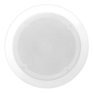 6.5” 70v Ceiling Speakers-Pair of 2-Way Woofer, 65Hz-22kHz Frequency Response & 250 Watts Peak,White