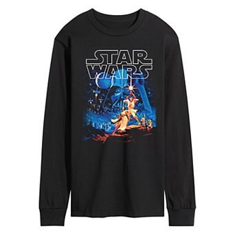 Men's Star Wars Episode IV A New Hope Long Sleeve Graphic Tee