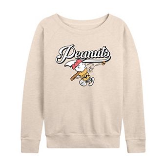 Women's Peanuts Easter Egg French Terry Long Sleeve Tee