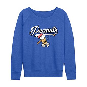 Women's Peanuts Easter Egg French Terry Long Sleeve Tee