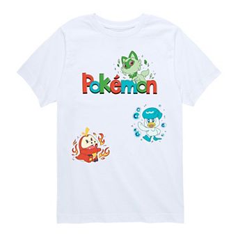 Boys 8-20 Pokémon Gen 9 Starters Graphic Tee