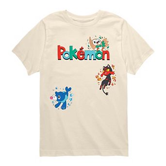 Boys 8-20 Pokémon Gen 7 Starters Graphic Tee