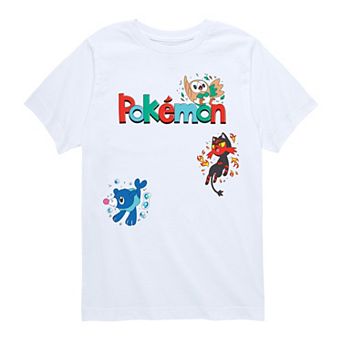 Boys 8-20 Pokémon Gen 7 Starters Graphic Tee