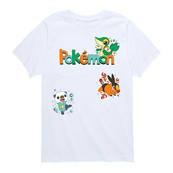 Boys 8-20 Pokémon Gen 5 Starters Graphic Tee