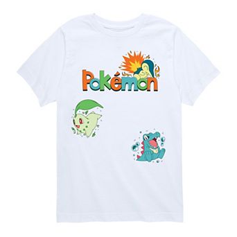 Boys 8-20 Pokémon Gen 2 Starters Graphic Tee