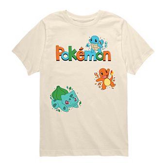 Boys 8-20 Pokémon Gen 1 Starters Graphic Tee