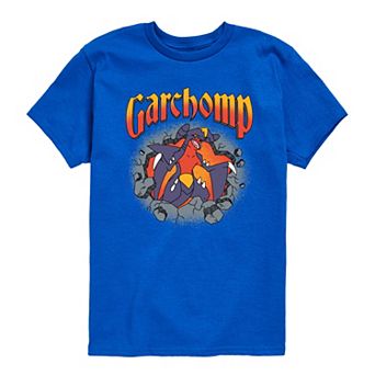 Boys 8-20 Pokémon Garchomp Rocks Graphic Tee