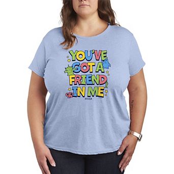 Plus Size Disney / Pixar's Toy Story You've Got A Friend In Me Graphic Tee