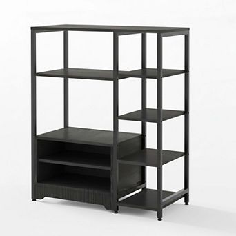 IDEALHOUSE Corner Coffee Bar Cabinet with Storage