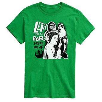 Big & Tall Star Wars Leia & The Rebels Graphic Tee