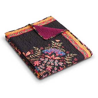 Greenland Home Fashions Jessa Floral Throw Blanket
