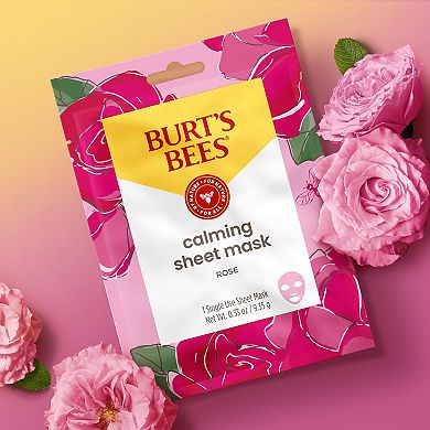 Burt's Bees 3-Pack Hydrating, Calming & Refreshing Sheet Masks Set