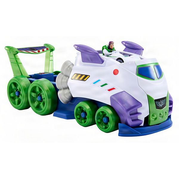 Mattel Hot Wheels Hi-Tech Buzz Lightyear Launcher & Die-Cast Vehicle