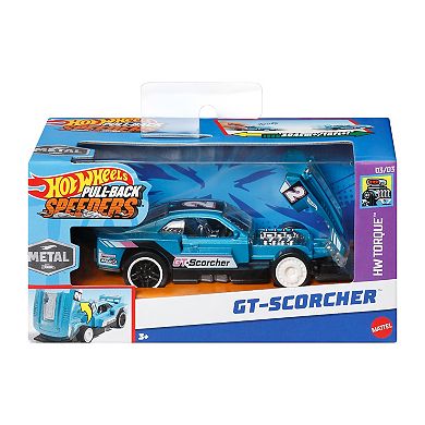 Hot Wheels Pull-Back Speeders Toy Car 1:43 Scale - Styles May Vary