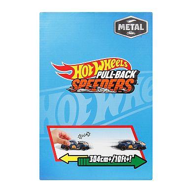 Hot Wheels Pull-Back Speeders Toy Car 1:43 Scale - Styles May Vary