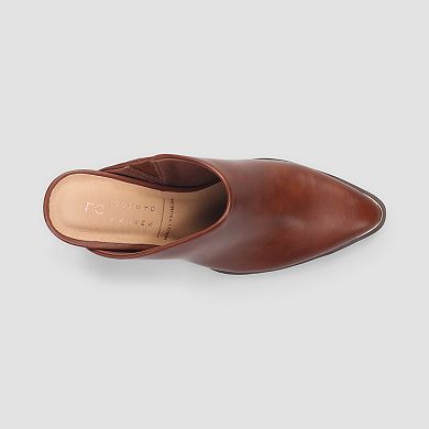 LC Lauren Conrad Muzzano Women's Pointed Toe Heeled Mules