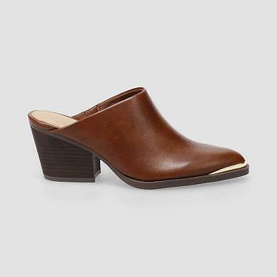 LC Lauren Conrad Muzzano Women's Pointed Toe Heeled Mules