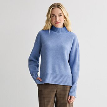 Women's Nine West Mockneck Pullover Sweater Top