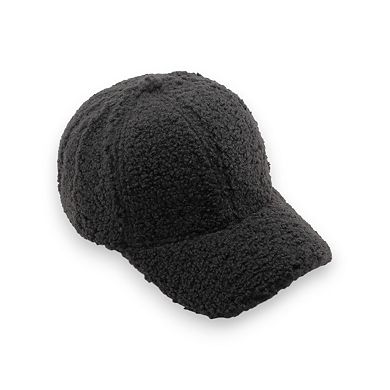 Cozy Plush Textured Baseball Cap with Soft Fleece Feel
