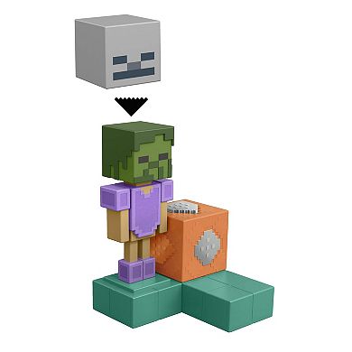 Mattel Minecraft Animated Armor Stand with Mechanism & Accessory Action Figure Toy