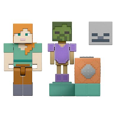 Mattel Minecraft Animated Armor Stand with Mechanism & Accessory Action Figure Toy