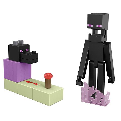 Детские фигурки Mattel Minecraft Redstone Charged Ender Dragon Chomp Action Figure & Accessory Toy