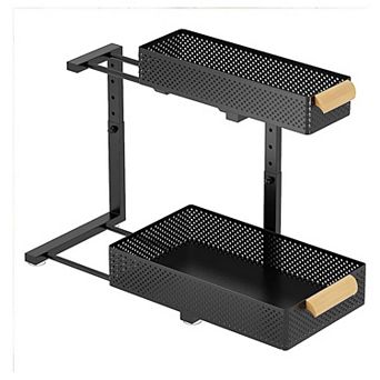 IDEALHOUSE Under Sink Slide Out Organizer 2-Pack
