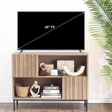 IDEALHOUSE Wave Pattern Console Table