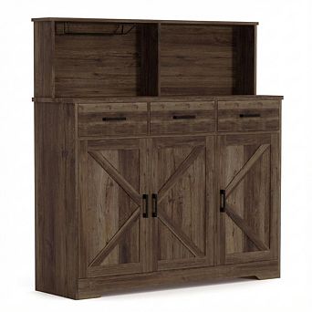 IDEALHOUSE Buffet Cabinet with Drawers and Doors