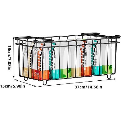 IDEALHOUSE Wire Storage Baskets 4-Pack for Organizing