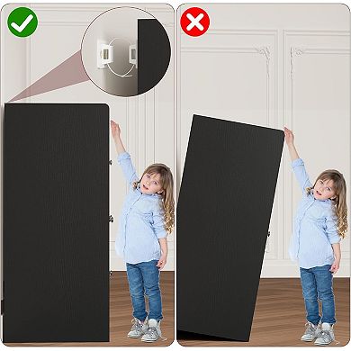 IDEALHOUSE Low Kitchen Storage Cabinet with Drawers