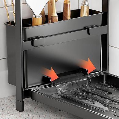 IDEALHOUSE Double Layer Water Bottle and Cup Organizer Rack