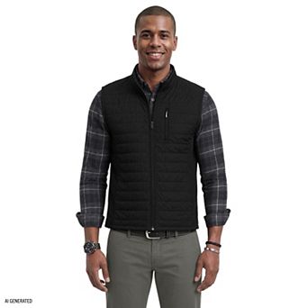 Men's IZOD Full Zip Performance Puffer Vest